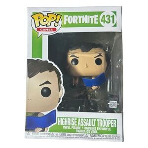 Funko Pop! Games Fortnite Highrise Assault Trooper #431 Vinyl DAMAGED